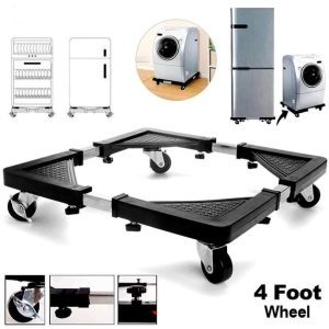 Multifunction Movable Washing Machine Base Stand